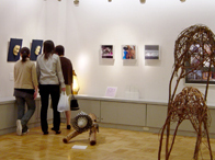 高山市内の画廊で開催された第一回武蔵野美術大学OB展